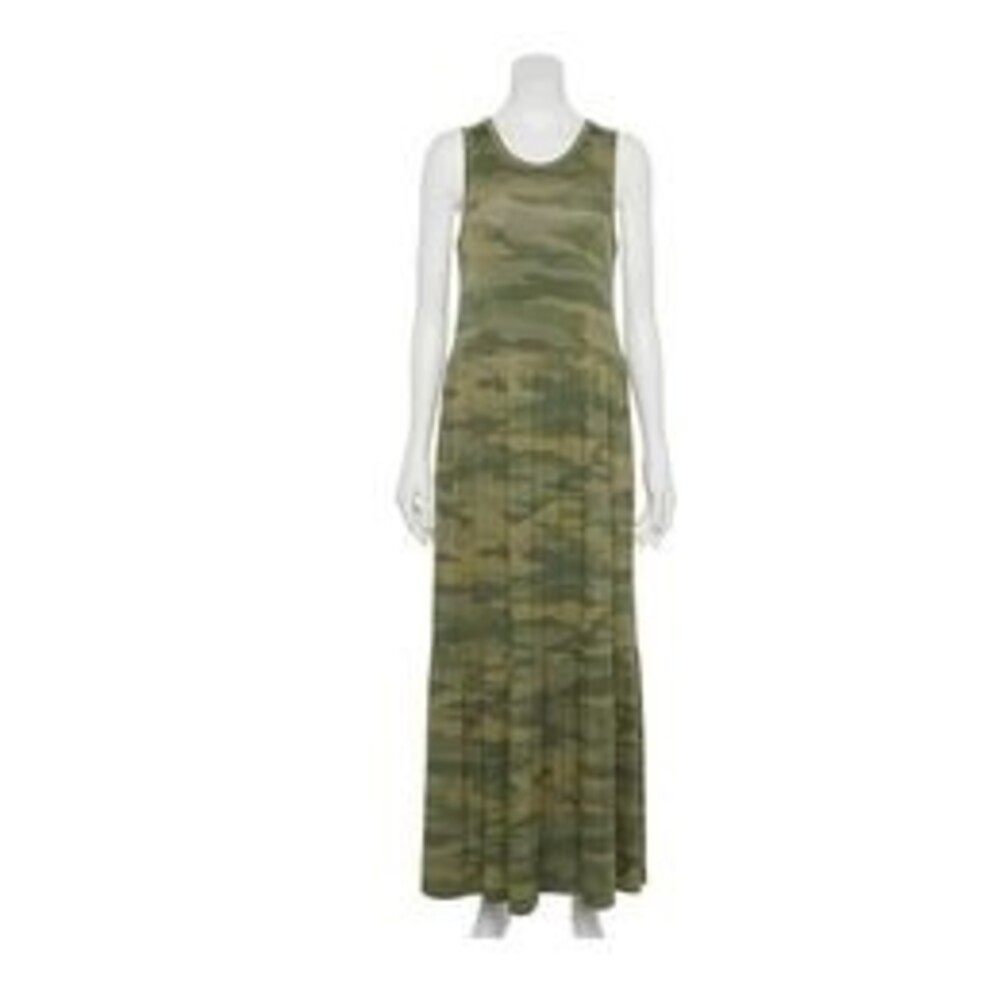Juniors/ Women's Camo Maxi Dress - NEW